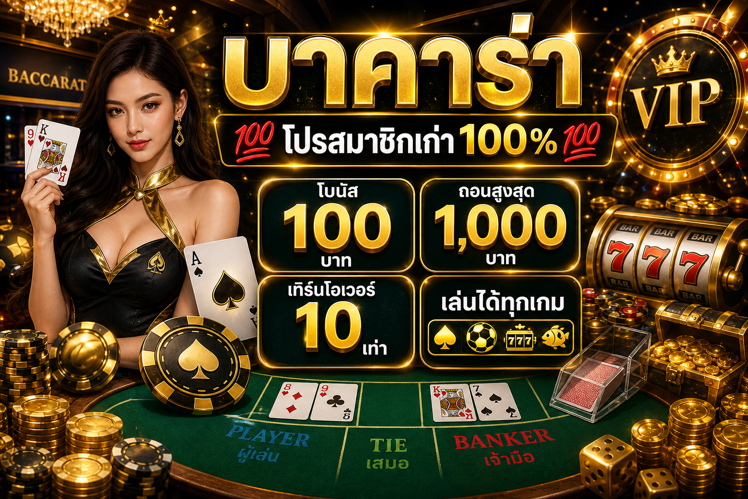 กลยุทธ์และเทคนิคบาคาร่า: เพิ่มโอกาสในการวางเดิมพัน (ไม่ใช่การันตีชนะ)